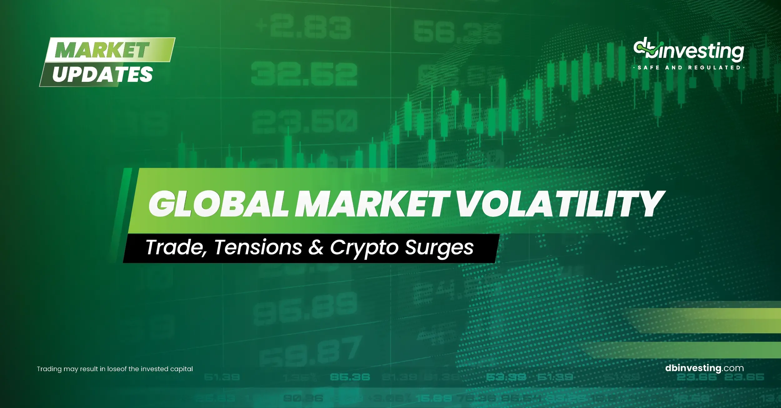 贸易发展、地缘政治紧张局势和加密货币激增导致全球市场动荡