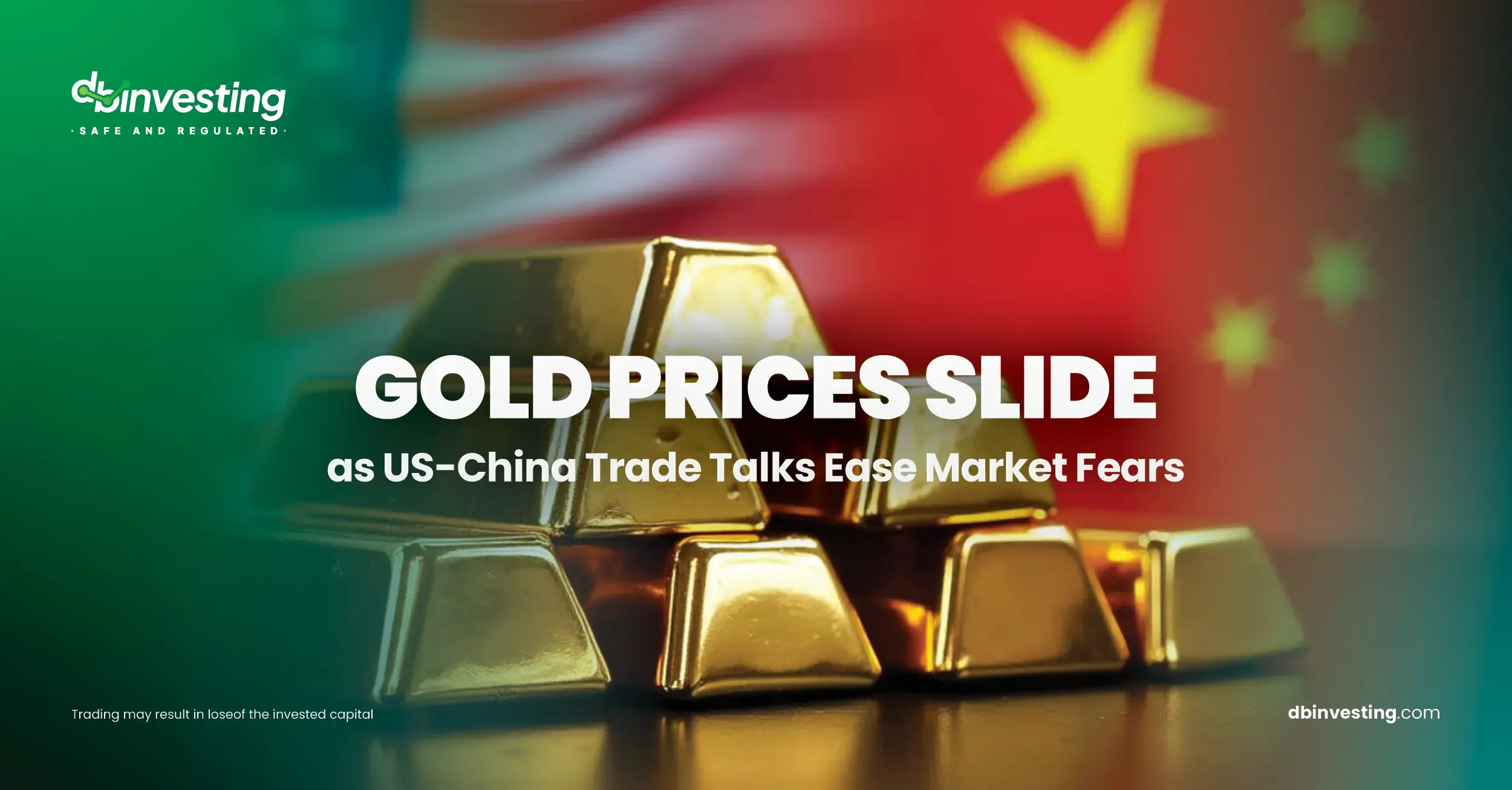 中美贸易谈判缓解市场担忧，金价下滑- DB Investing - 获奖经纪商，受FSA、FSC 和SCA 监管