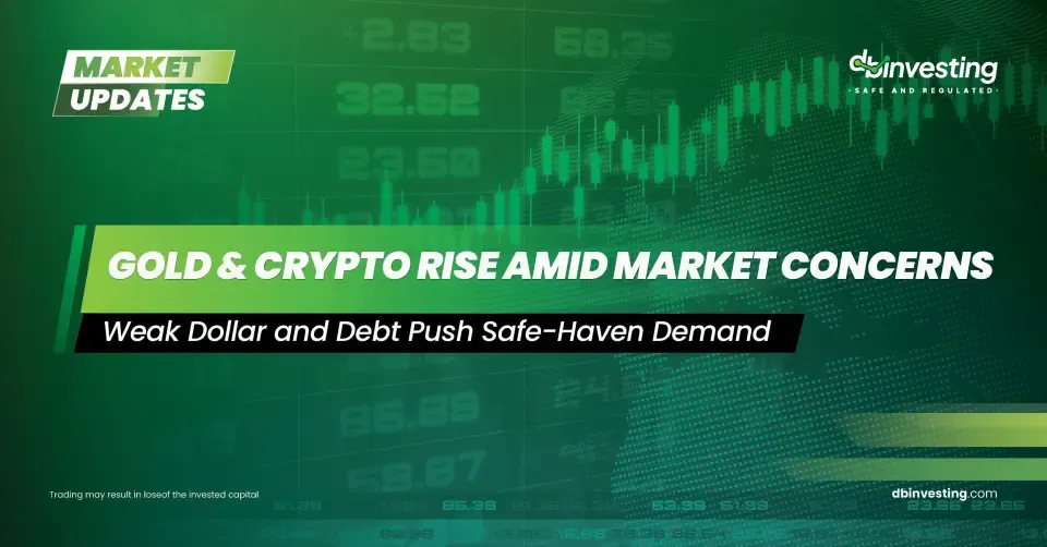 डॉलर में कमजोरी के बीच बाजार तनाव ने सोने और क्रिप्टो को बढ़ाया