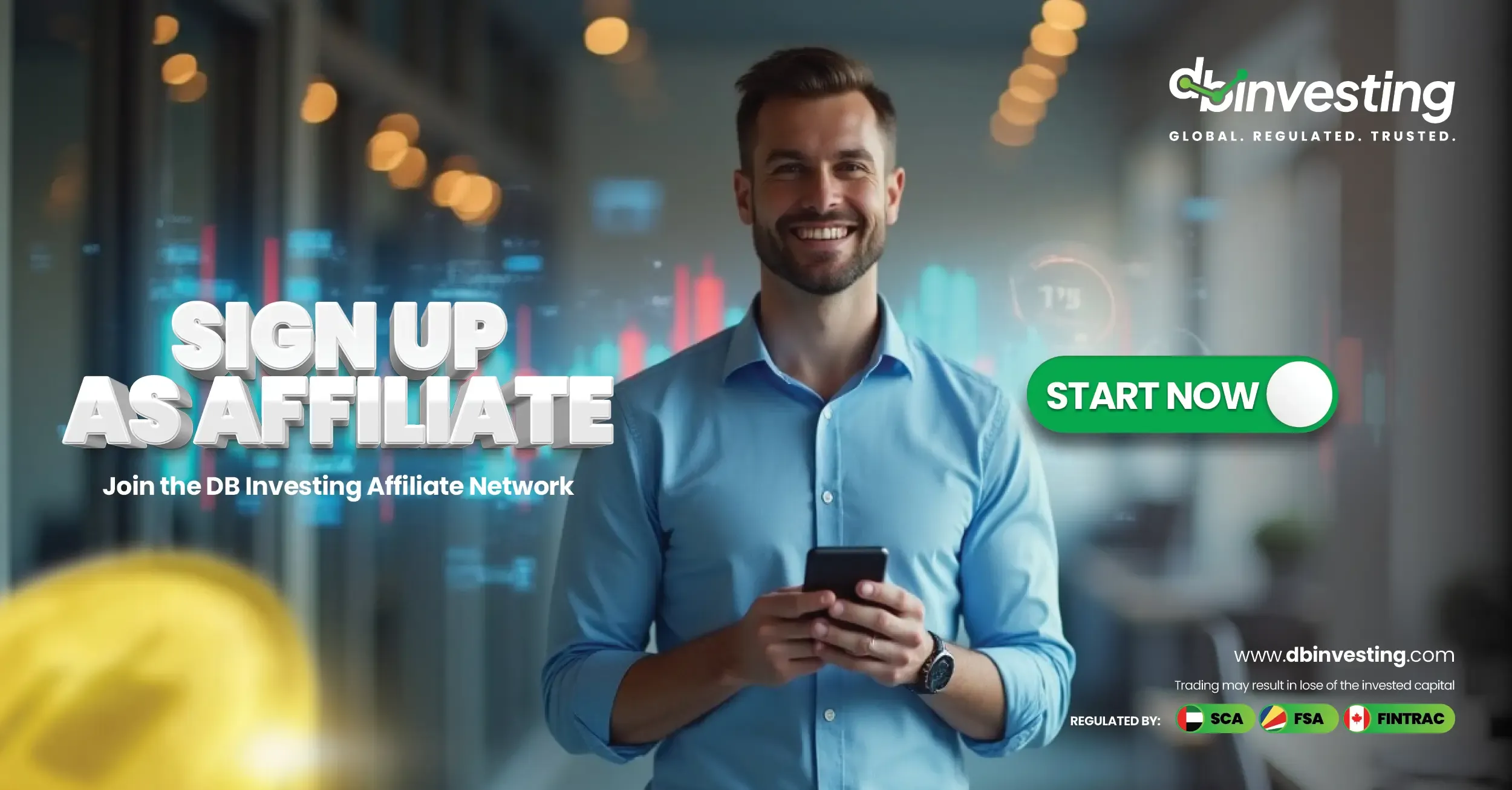 تقديم برنامج DB Investing للتسويق بالعمولة - حقبة جديدة للمسوقين الماليين