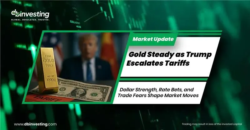 Gold Steady, Oil Falls Amid Trump Tariff Shock