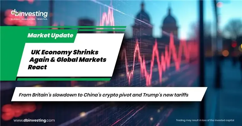 L’économie britannique se contracte à nouveau et les marchés mondiaux réagissent