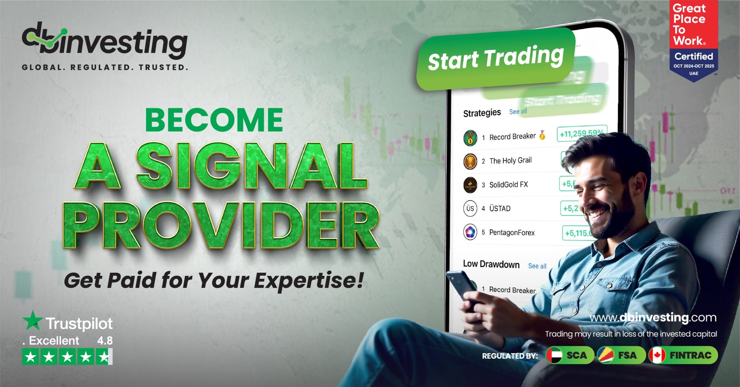成为DB 投资信号提供商的5 大好处以及如何开始- DB Investing - 获奖经纪商，受FSA、FSC 和SCA 监管